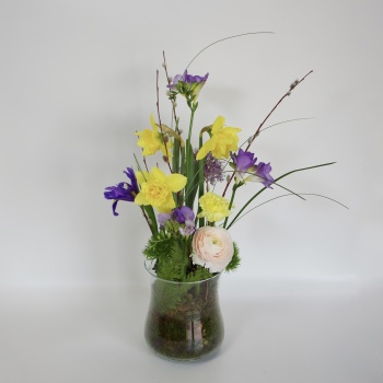 Пасхальная композиция в вазе