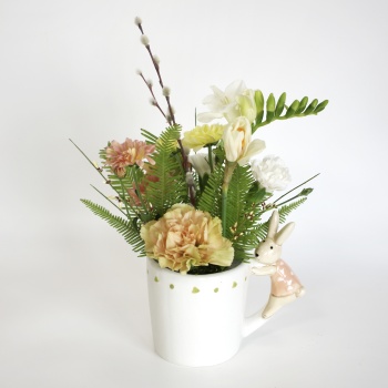 Пасхальная композиция в кружке