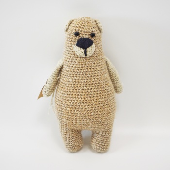Игрушка ручной работы Мишка вязаный