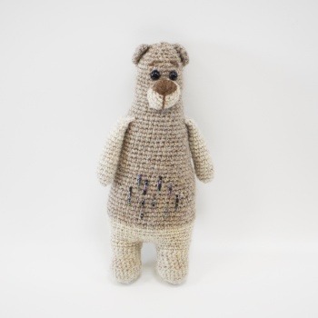 Игрушка ручной работы Мишка вязаный
