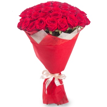 Букет из 55 красных роз (60 см)
