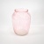 Ваза для цветов стекло розовая