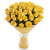 Букет из 55 желтых роз (60 см)