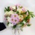Букет весенний с розами и альстромериями