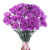 Букет из 27 сиреневых гвоздик