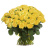 Букет из 55 желтых роз (50 см)